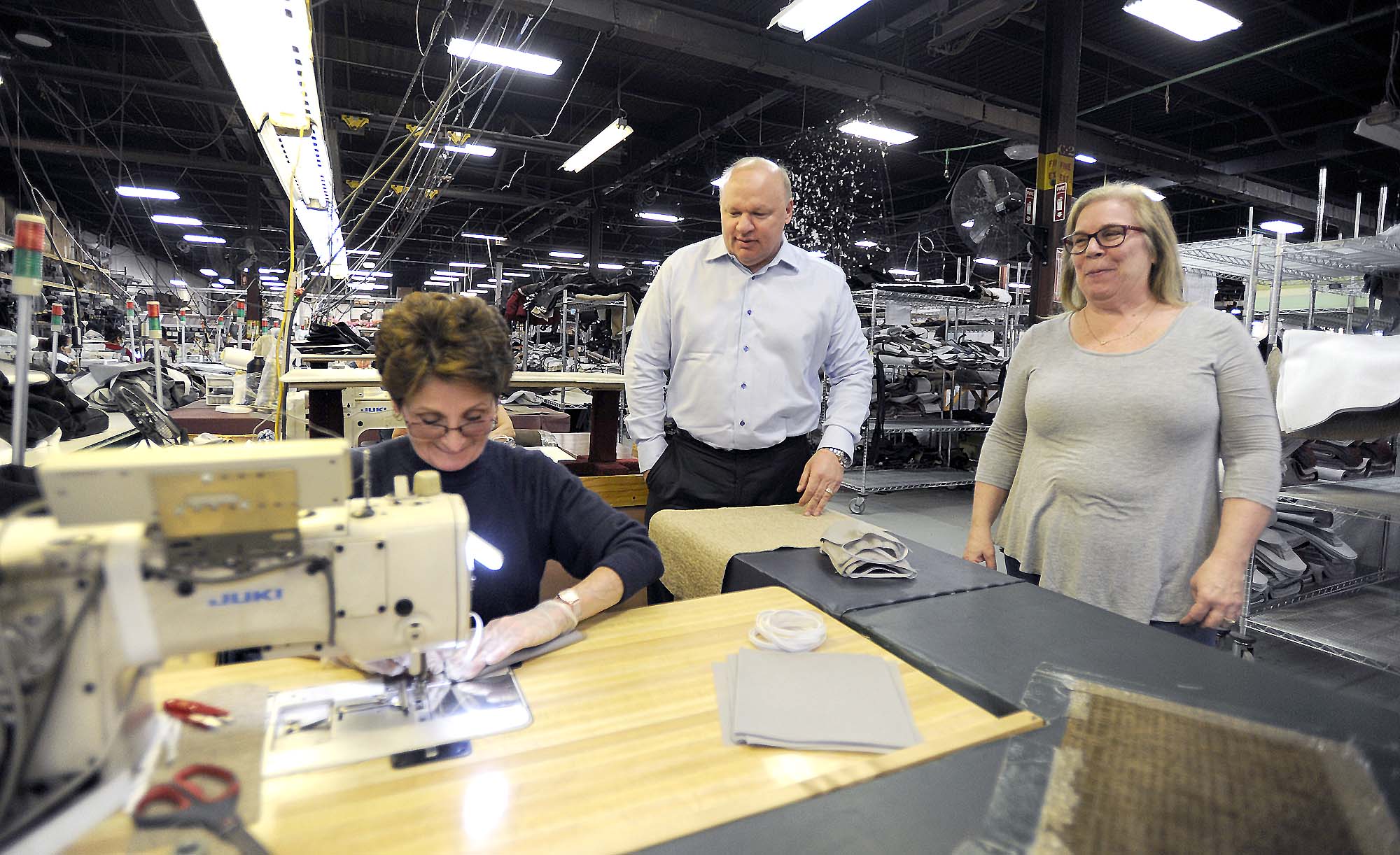 CEO Rich Golden with Employees